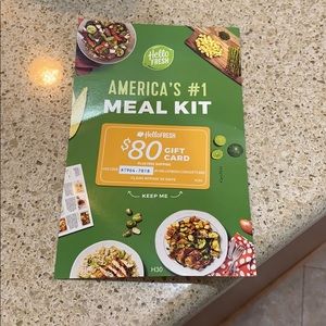 Hello fresh gift card